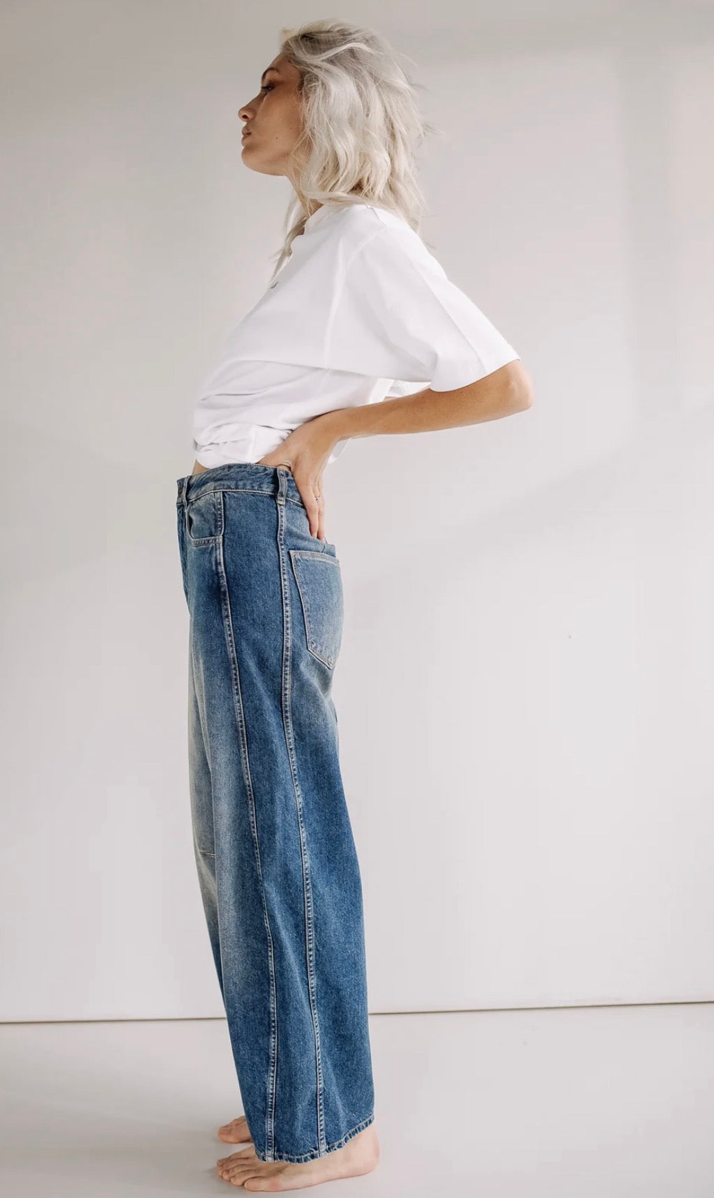 Jeans Athena barrel barstow clean