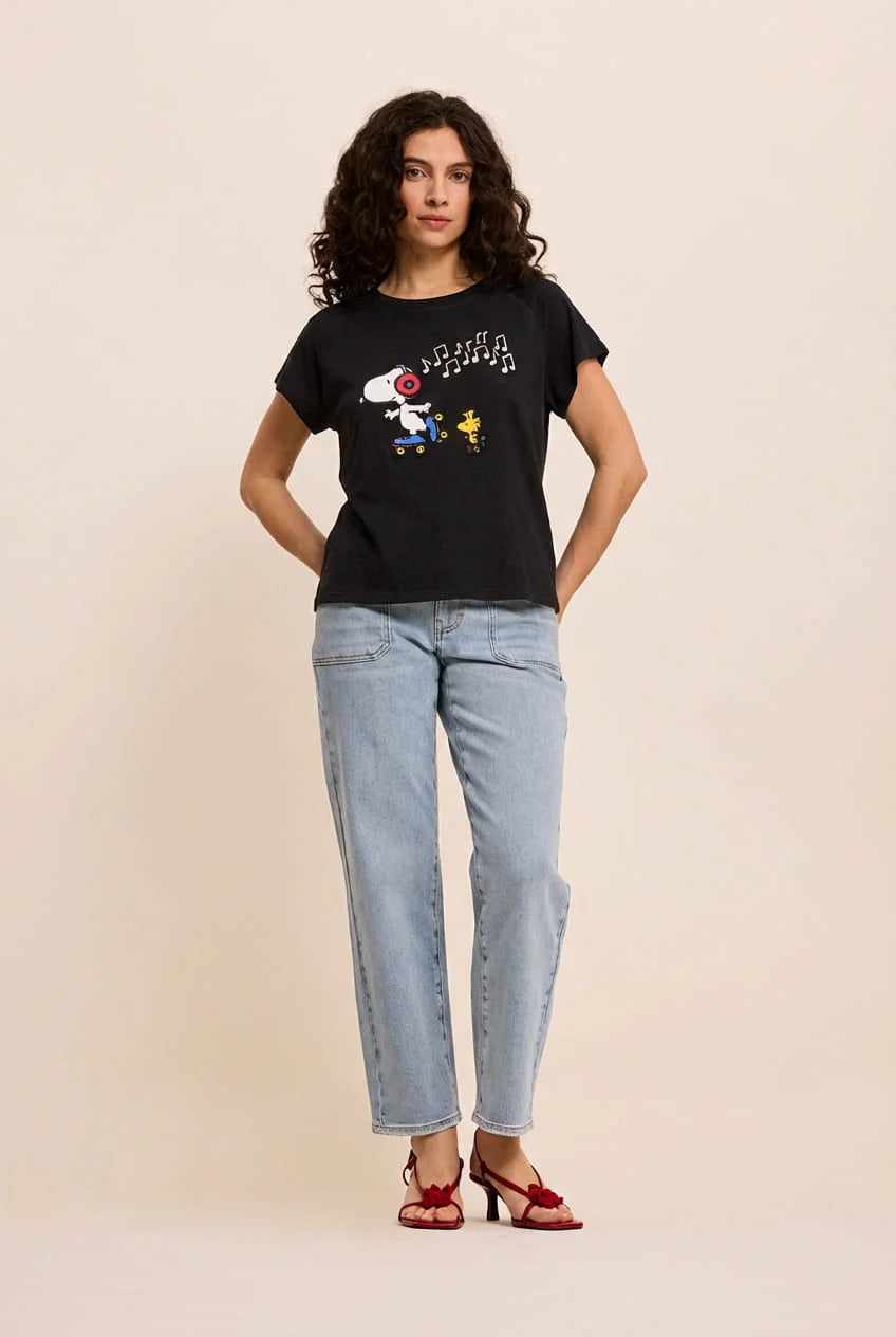 Teeshirt snoopy acid grey
